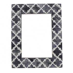 Article fabriqué à la main indien cadre photo conceptions personnalisées résine bois prix de gros corne os produit le plus vendu de haute qualité - Product Image 2