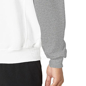 Logotipo personalizado OEM Diseño de gran tamaño en blanco Sudadera con capucha 600 GSM Hombres Sudaderas con capucha - Product Image 6