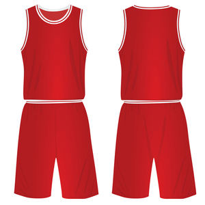 Uniformes de basketball réversibles personnalisables OEM ODM, respirants, séchage rapide, 100% polyester, maillots et shorts style doodle, logo personnalisé - Product Image 2