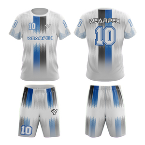 Uniforme de football personnalisable 100% coton Séchage rapide Unisexe Adulte Manches courtes Service OEM Toutes saisons - Product Image 1