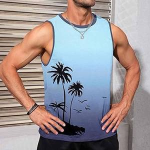 Camisetas sin mangas transpirables de estilo Vintage para hombre personalizadas subidas por Dress Sports - Product Image 2