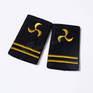 Wholesale High Quality Embroidered <b>Sew</b>-On Epaulettes Customized Design Eco-Friendly Water Resistant Safety <b>Pin</b> Made Pakistan - Product Image 3