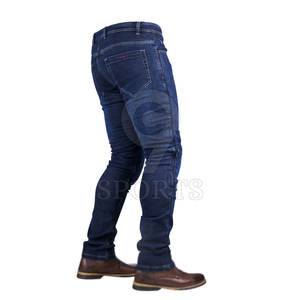 Pantalon en jean de couleur personnalisée de la meilleure qualité pour hommes nouveau style d'utilisation décontractée en plein air taille moyenne légère - Product Image 4
