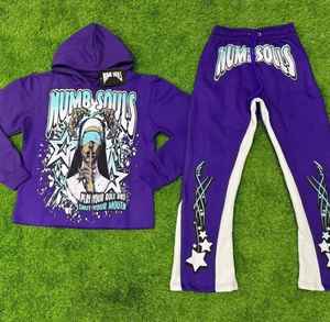 ชุดวอร์มพิมพ์ลายสำหรับผู้ชายและผู้หญิงชุดวอร์มสองชิ้นแบบกำหนดเอง - Product Image 3