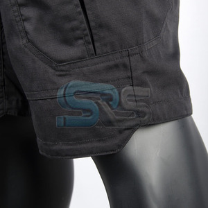 Nueva llegada de algodón para hombre Cargo Shorts Casual Loose Fit pantalones cortos al aire libre con logotipo personalizado de tela de alta calidad y múltiples bolsillos - Product Image 3