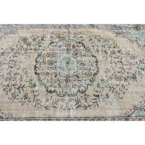 Alfombra Turca de 5.5x8.3 pies (169x254 cm), Alfombra Azul Vintage del Suroeste - Product Image 5