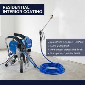 Electric Airless Paint Sprayer 1200W Brushed Motor 20 MPa Paint Spray Gun 10M <b>Hose</b> for Wall Coating - Product Image 2