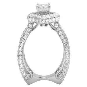 S925 plata esterlina Moissanite compromiso Iced Out nupcial anillo de boda joyería para mujeres regalo de aniversario - Product Image 4