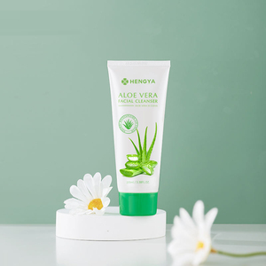 Gel Exfoliante Facial Iluminador con Aloe Vera, <span class=keywords><strong>Limpiador</strong></span> Facial, Eliminador de Puntos Negros y Acné, Gel Purificante y Exfoliante - Product Image 1