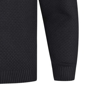 High Quality Custom Full Zip Pullover Knitted Fashion Men Clothes Knit Sweater Breathable Long Sleeve Solid Color Men Sweaters - Product Image 4