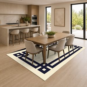 RUGS DEPOT LXDP-0090 Wholesale Multicolor Neutral Marble Effect Digital Printed Machine Washable Chenille Area Rug Non <b>Slip</b> - Product Image 4