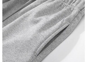 กางเกงวอร์มขาบานแบบเรียงซ้อนของผู้ชายมีแถบด้านข้างกางเกงขาบานแบบลำลองทรงตรงโค้งเอวยางยืดคุณภาพสูง - Product Image 4