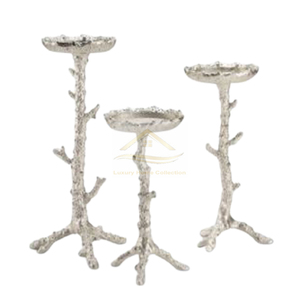 Bougeoir élégant au design moderne pour Villa Dining Tabletop Golden Color Indian Exclusive Sell from Indian Lightning Supplies - Product Image 6