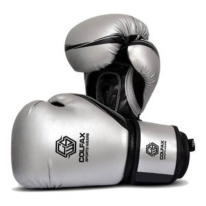 Nouvelles gants de boxe d'entraînement en cuir PU de haute qualité avec évacuation de l'humidité, logo et couleurs personnalisables, unisexe - Product Image 1