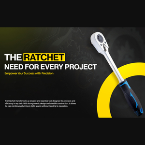 Certified Grade 1/2 Inch Socket <b>Wrench</b> <b>Set</b> - Oval Head <b>Ratchet</b> Handle With Quick Release Available At Cheap Price E-2203 - Product Image 3