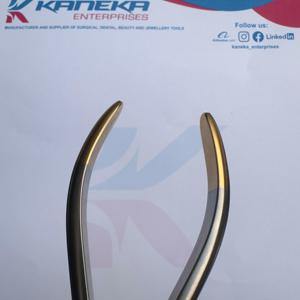 Alicates cortadores de alambre duro para ortodoncia Dental Tc, manual de acero inoxidable, instrumento quirúrgico de Punta chapada en oro medio Dental profesional - Product Image 6