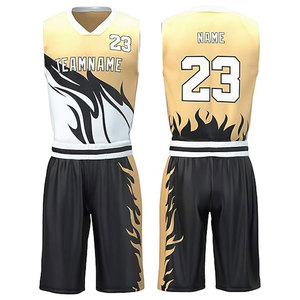 Ensemble de maillot et short de basketball pour hommes, prêt pour le sport, sur mesure, respirant, été, pour les matchs de club, les ligues scolaires, les entraînements - Product Image 6