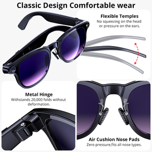 Gafas Inteligentes COLMI A2 con IA, Cámara y Pantalla, Grabación de Audio y Video Inalámbrica por Bluetooth, Tecnología Portátil de 1080p - Product Image 2