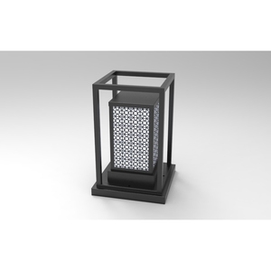 DNT.004.07 Lampe Solaire de Jardin Premium LED Blanc Chaud 30W Alimentation AC/DC Étanche IP65 en Aluminium et Verre pour Hôtels et Aménagements Paysagers - Product Image 4