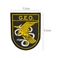 Patch moral tactique noir des Navy SEALs, brodé OTAN, pour badge tactique, brassard, uniforme, veste, sac à dos