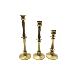 Bougeoir en métal pour table à manger, décoration de maison, fête de noël, bougeoir couleur or pour la maison, villa, dîner et mariage - Product Image 1