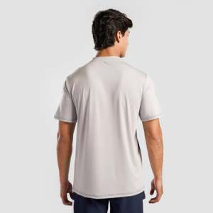 T-shirt en maille 100 % polyester Pro Tennis bleu marine-gris - Product Image 2