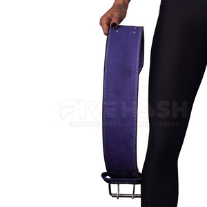 Cinturón de cuero de alta resistencia para levantamiento de pesas, cinturón duradero para uso en gimnasio y levantamiento de potencia, cinturón de cuero para levantamiento de pesas - Product Image 2