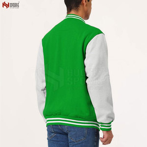 Nouvelle mode de veste Letterman pour hommes à la mode avec vêtements au design unique à col montant - Product Image 2