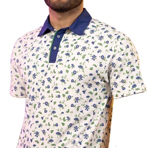 Polos de algodón 100% para hombre, informales, de manga corta, ajustados, con bordado personalizado, suministro directo de fábrica OEM, comodidad transpirable - Product Image 5