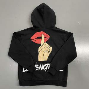 Sudaderas con capucha estampadas con logotipo personalizado del fabricante 100% algodón de peso pesado Premium Oversize French Terry Hooded sudaderas para hombres - Product Image 1