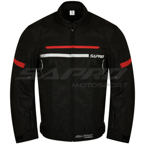 Chaqueta de Motocicleta Impermeable para Hombre Sapro, Estilo Urbano, Malla Balística Mate, Poliéster 600D, Cuello Alto, Cierre de Cremallera Frontal - Product Image 5