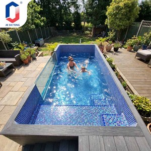 Piscine conteneur préfabriquée de luxe pour villa extérieure avec système de filtration complet - Product Image 1