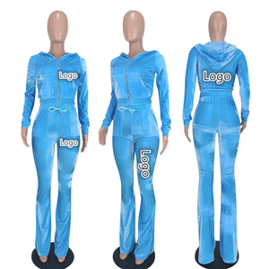 Conjunto de gimnasio Unisex de peso pesado Logo personalizado Chándal de terciopelo liso estilizado Cremallera con capucha sólida Ropa de calle transpirable Casual Invierno - Product Image 4