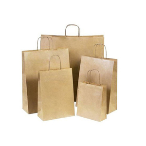 Bolsa de Papel para Compras de Primera Calidad / Asa Resistente con Logotipo Personalizado / Precio Bajo para Empaque de Marca Minorista Uso 2026 Venta al por Mayor - Product Image 1