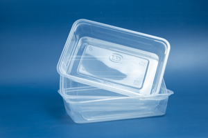 Fiambrera transparente apta para microondas, contenedores de alimentos, contenedor de plástico <span class=keywords><strong>rectangular</strong></span> desechable transparente con tapa para proveedor de alimentos - Product Image 2