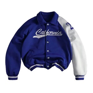 Veste universitaire sur mesure, veste bomber pour homme, manches en cuir, broderie chenille, veste universitaire de baseball, veste universitaire de collège - Product Image 1