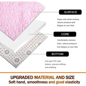 Tapis tufté en laine de soie moelleuse à bordure personnalisée, poils de 5-6 mm, durable et longue durée, pour usage domestique - Product Image 6