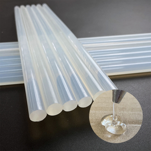 Barra de Silicona Semitransparente de Buena Construcción, Barra de Pegamento Termofusible de Cerámica de 11 mm de Diámetro, Uso General en Madera, Plástico, Espuma, EVA - Product Image 5