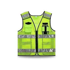 Gilet de sécurité réfléchissant haute visibilité pour la circulation routière de construction de sécurité dans les environnements sombres - Product Image 5