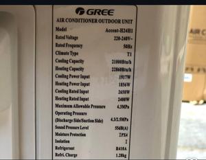 Wholesale GREE 2 Ton Smart <b>Mini</b> Split <b>Air</b> <b>Conditioner</b> 220V High Efficiency Split <b>Air</b> <b>Conditioners</b> for Outdoor Villa Use GREE AC - Product Image 3