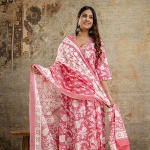 Conjunto Étnico de Tres Piezas para Mujer, Diseño Bordado Elegante, Estilo Pakistaní Indio, de Alta Calidad, para Uso Diario - Product Image 1