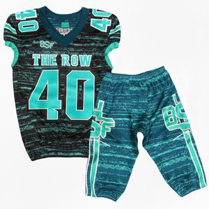 ชุดอเมริกันฟุตบอลแบบใหม่ปี 2026 ออกแบบเองได้ ผ้าทอลายทแยง พิมพ์ลายดิจิทัล ไซส์ใหญ่ ระบายอากาศ แห้งเร็ว 100% พร้อมชื่อทีม - Product Image 6