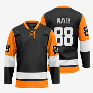 Vente en gros 2025 polyester Maillot de hockey sur glace pour hommes Vêtements de sport Bsci Maillots de hockey sur glace pour hommes Maillots de hockey sur glace d'été cool - Product Image 3