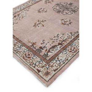 Alfombra de Lana Anudada a Mano Vintage Pae-1415, Grande, con Diseño Floral Rojo y Naranja, para Sala de Estar, Pasillo, Forma Rectangular, para Adolescentes - Product Image 2