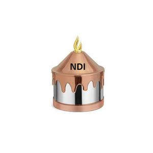 Réchaud de service de qualité supérieure pour équipement alimentaire de restaurant Réchaud de finition en métal plaqué cuivre - Product Image 3