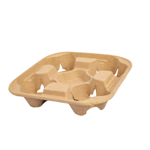 Soporte para taza de café para llevar, café de buena calidad con papel de cartón, bandeja para bebidas de pulpa, papel hecho en Vietnam - Product Image 3