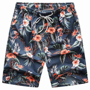 กางเกงชายหาดขาสั้นผู้ชายกางเกงขาสั้นกีฬาลำลองสตรีทแวร์แห้งเร็วกางเกงว่ายน้ำขนาดใหญ่สำหรับผู้ชายกำหนดโลโก้ได้เองฤดูร้อน - Product Image 1