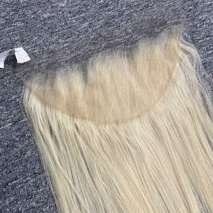 Peluca de pelo rubio HD Lace, cabello virgen crudo 100% cabello liso vietnamita - Product Image 5