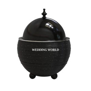 Servidor de alimentos de acero inoxidable Última llegada Cazuela de diseñador hecha a mano Suministros de alimentos para bodas y eventos Calentador de alimentos de metal - Product Image 2