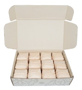 Ensemble de paniers suspendus en bambou en bois de gros en forme de pomme pour les collations et le plateau de noix - Product Image 5